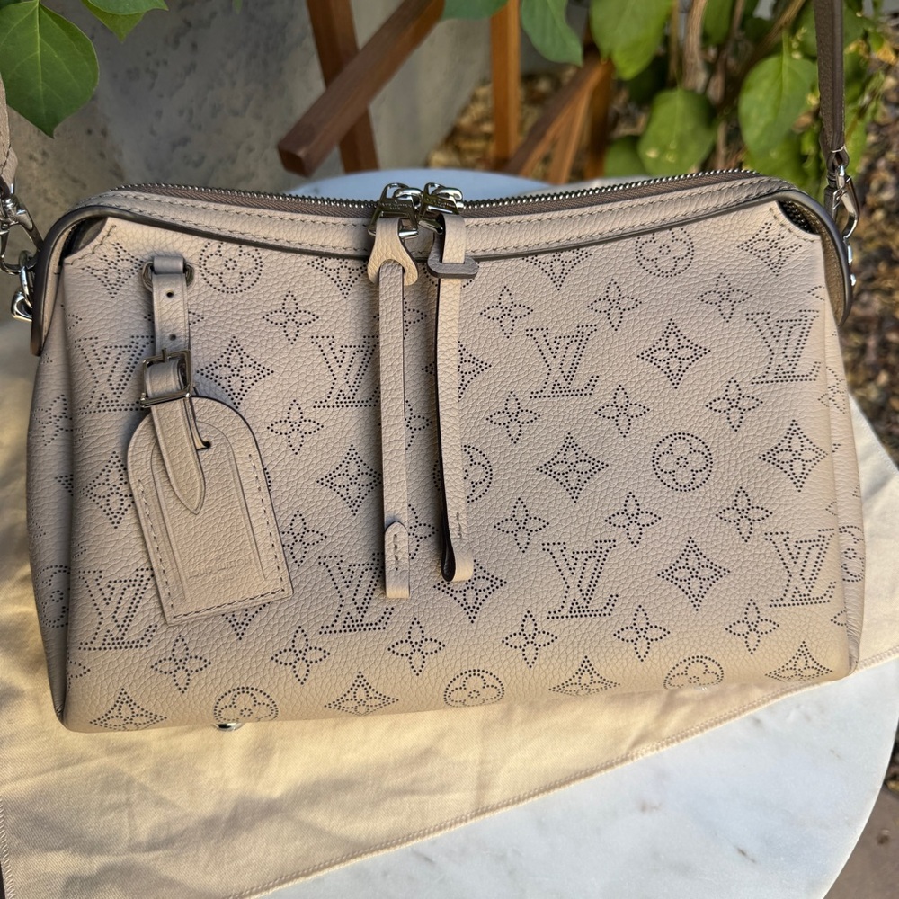 SOLD Louis Vuitton Monogram Mahina Leather Hand It All PM Crossbody - Picture 3 of 16